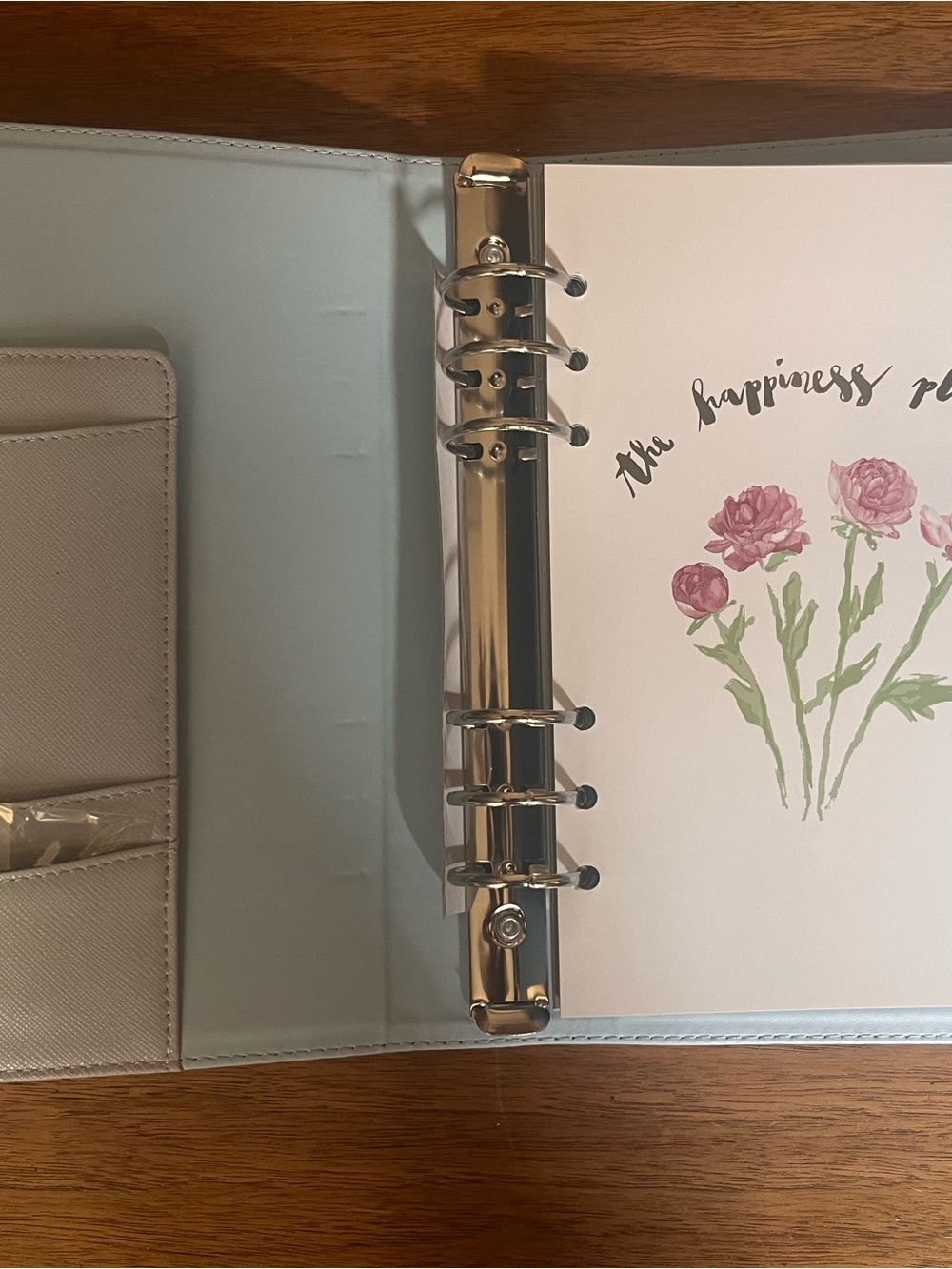 Planner Cream with Gold Lettering - Picture 5 of 7